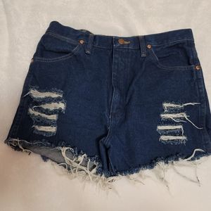 Vintage cowboy cut wrangler shorts